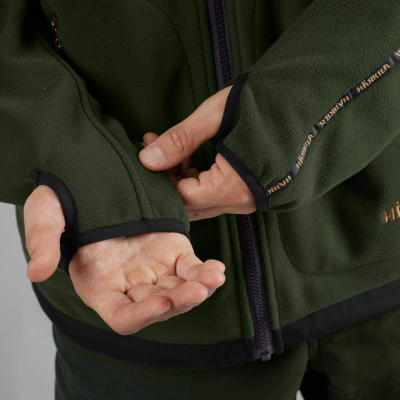Veste Polaire Kamko Gris/Vert Härkila