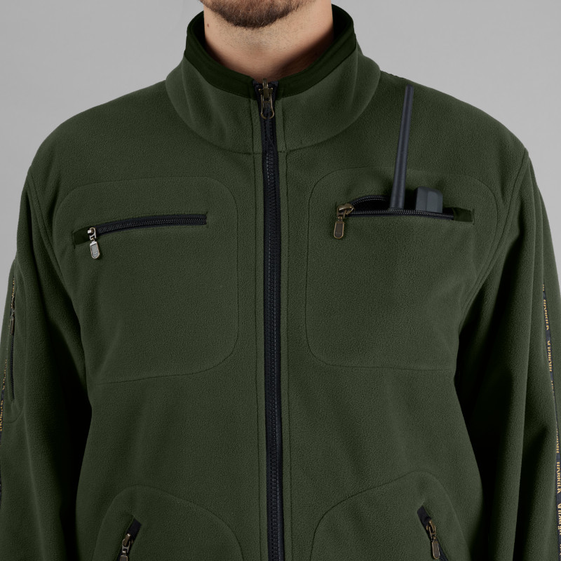 Veste Polaire Kamko Gris/Vert Härkila