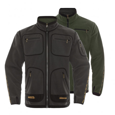 Veste Polaire Kamko Gris/Vert Härkila