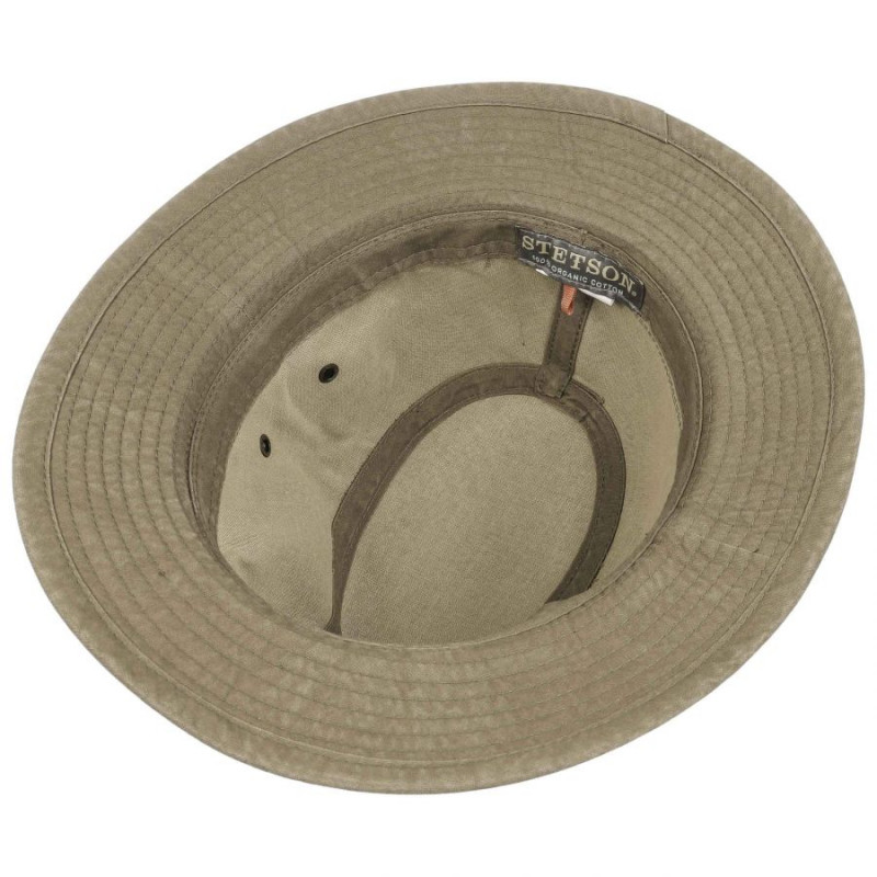 Chapeau Traveller en coton délavé Stetson
