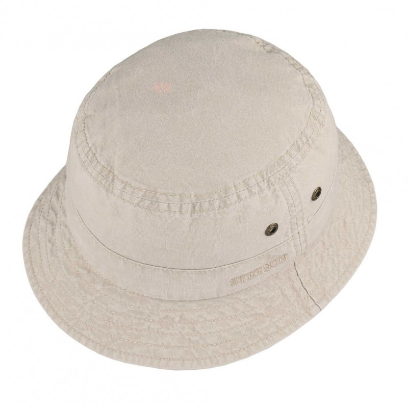 Chapeau Traveller en coton délavé Stetson