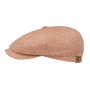 Casquette Bakerboy Hatteras en soie Stetson