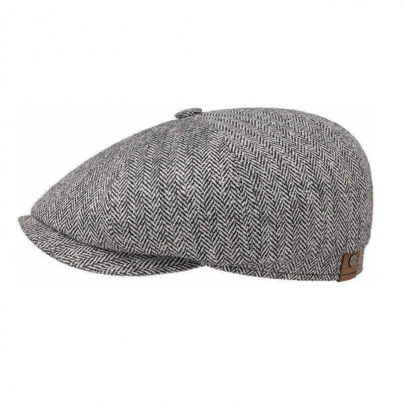Casquette Bakerboy Hatteras en soie Stetson