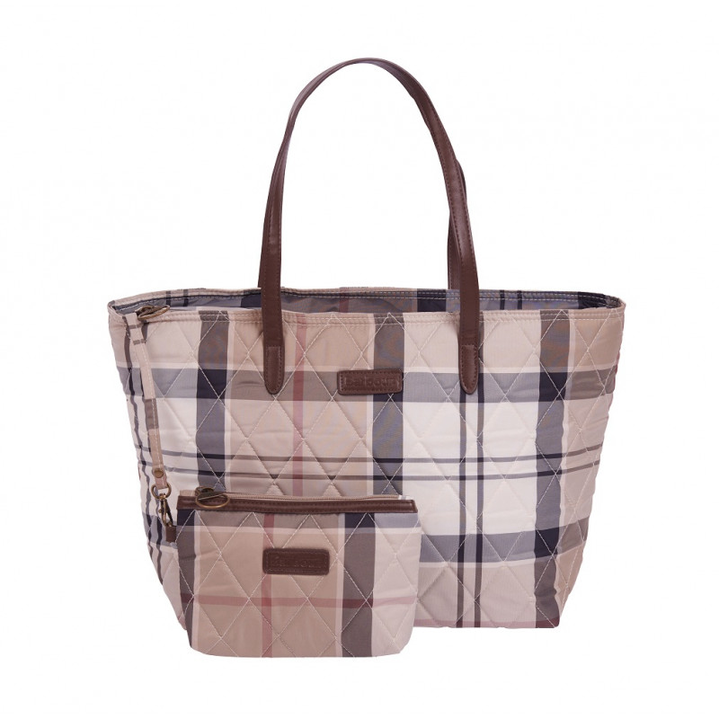 Sac matelasse Wetherham tartan Barbour