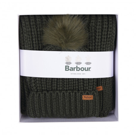 Ensemble écharpe et bonnet Saltburn Barbour