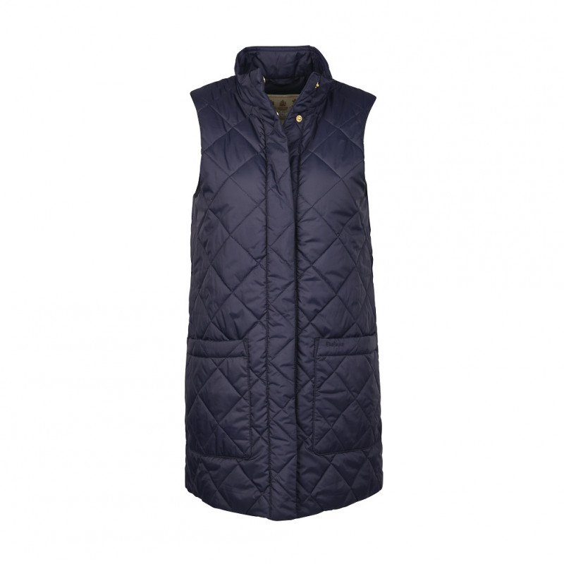 Gilet matelassé long Cosmia femme Barbour