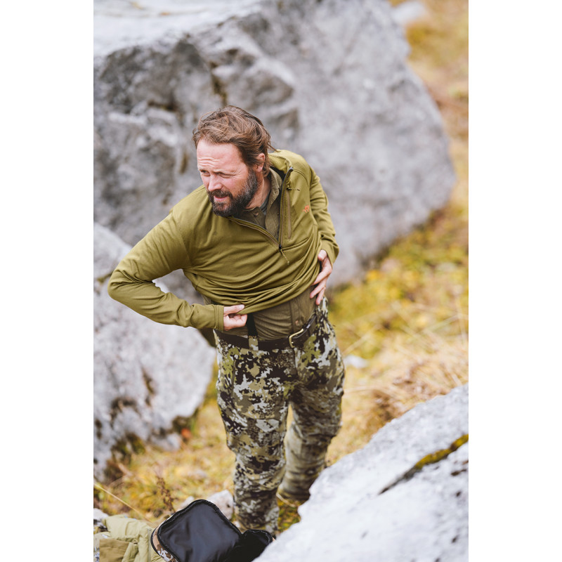 Trekkende halve rits Blaser
