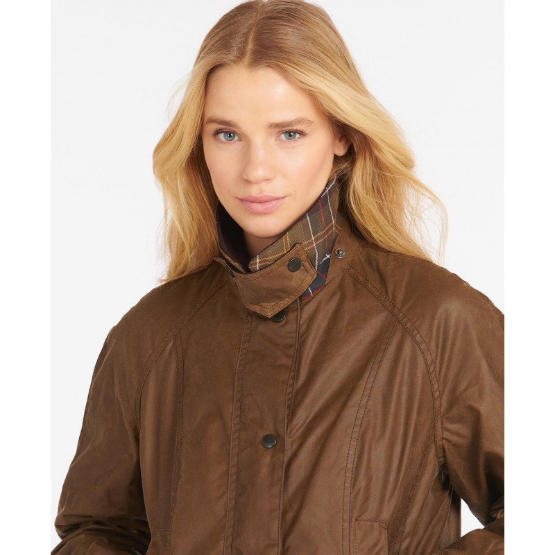 Veste huil?�e femme Beadnell Barbour