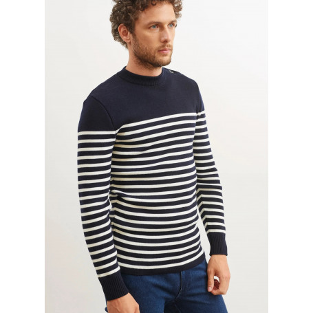 Pull Rochefort rayé Saint James