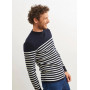 Pull Rochefort rayé Saint James