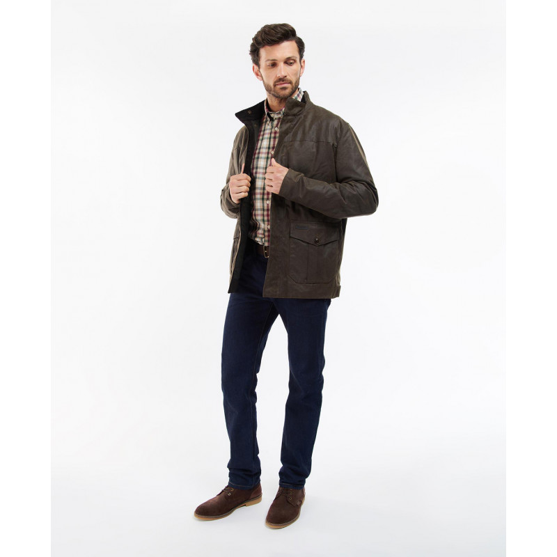 Veste huilée Sheldon Barbour