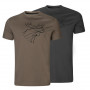 Pack 2 T-Shirt Graphic Härkila