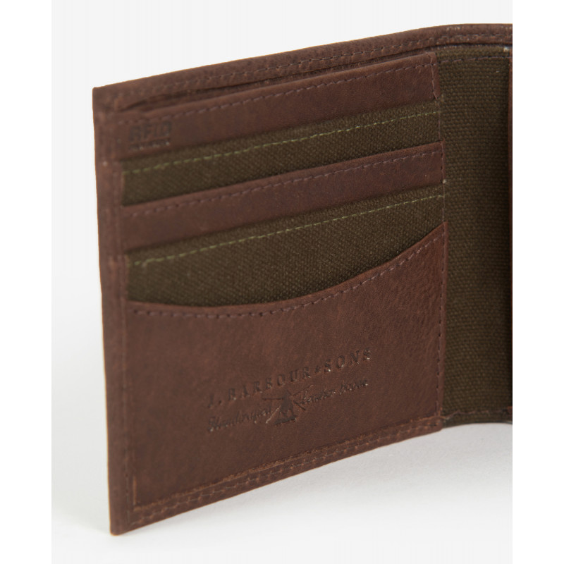 Portefeuille en cuir Padbury Barbour