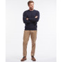 Pull Nelson Essential col rond Barbour