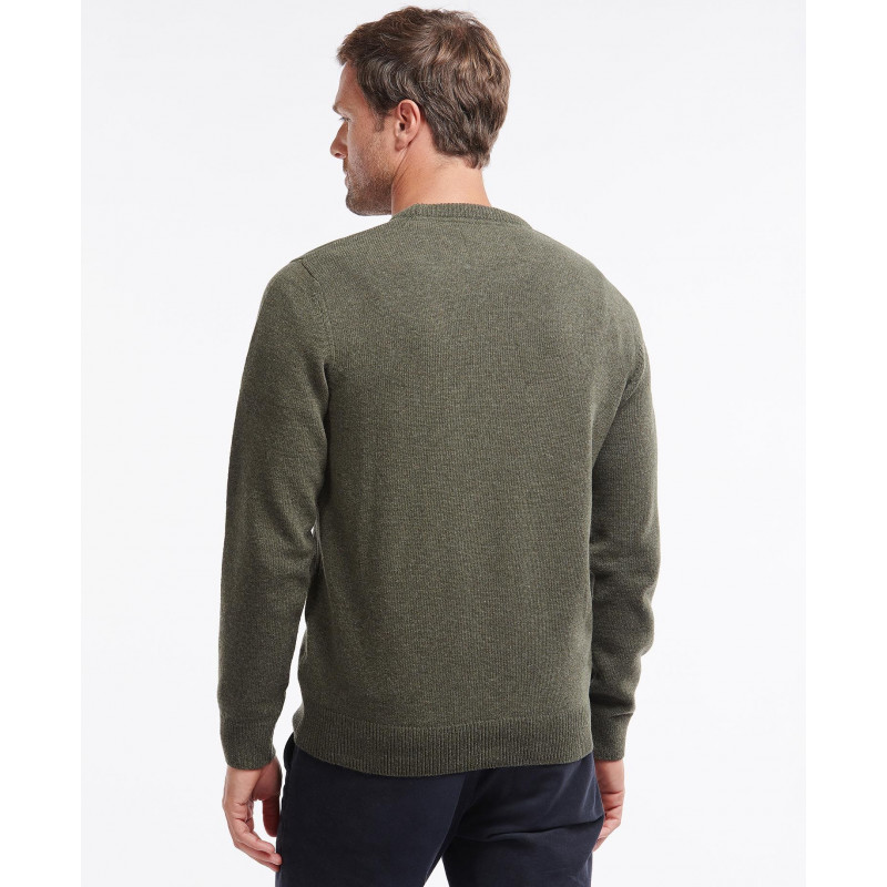 Pull Nelson Essential col rond Barbour