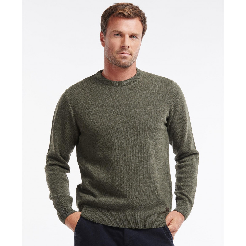 Pull Nelson Essential col rond Barbour