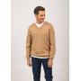 Pull Cuirasse col V Saint James