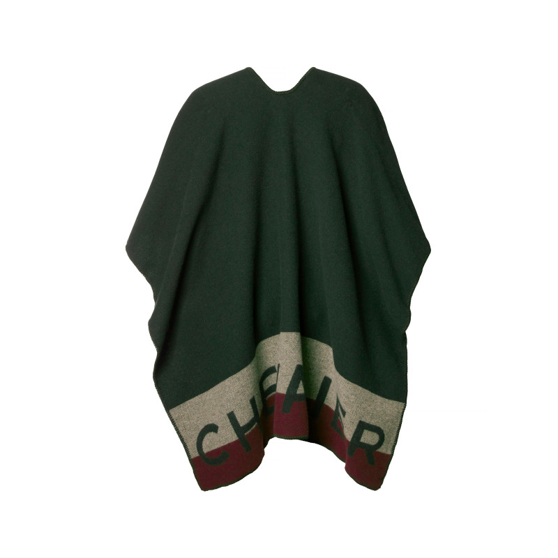 Poncho Penrose en laine Chevalier