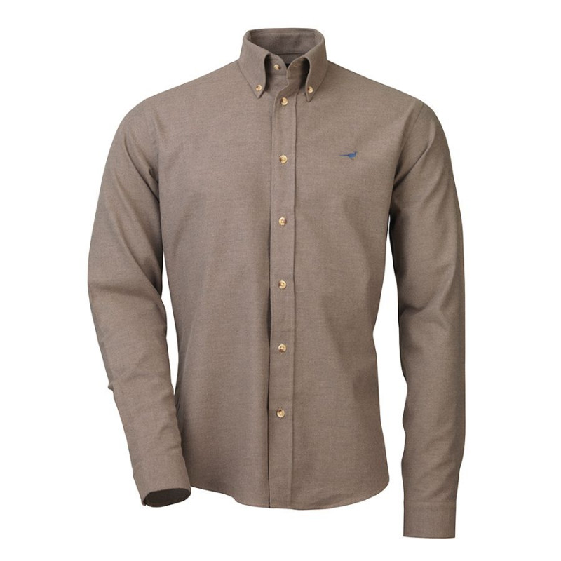 Chemise en coton brossé Laksen