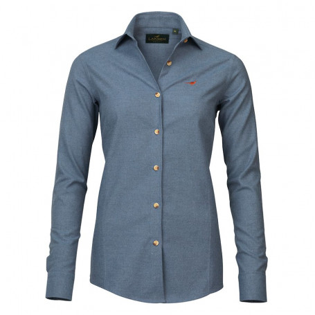 Chemise en coton brossé femme Laksen