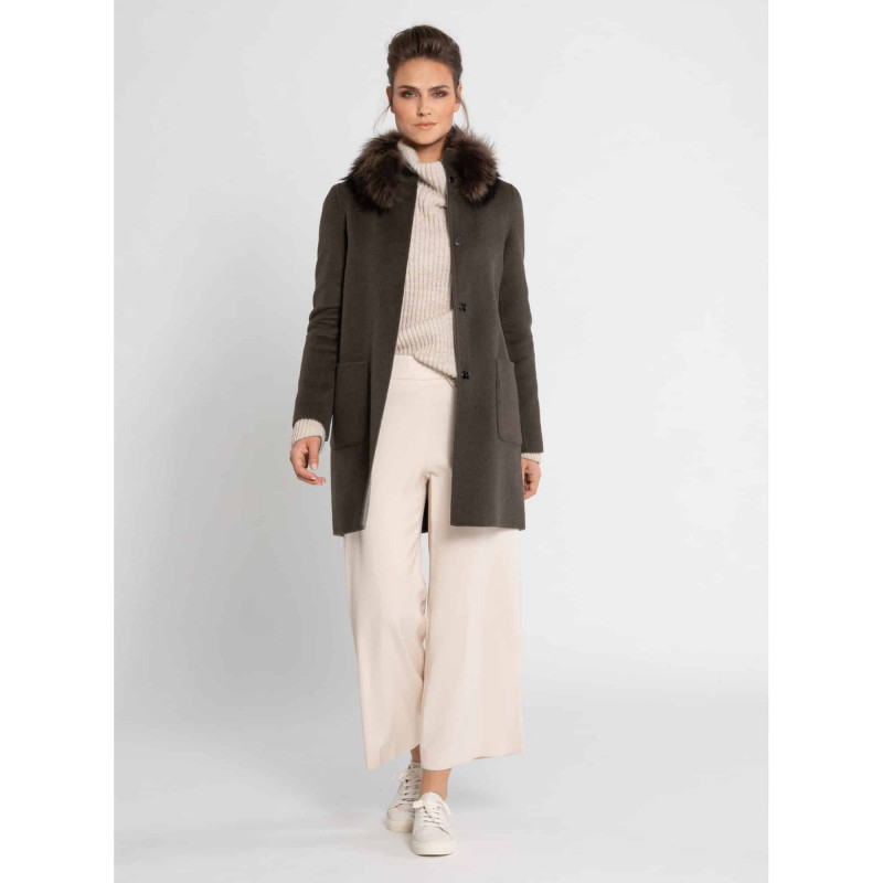 Manteau réversible Elly femme avec fourrure Schneiders
