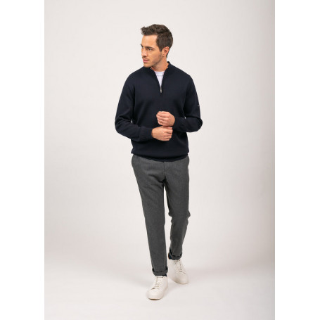 Pull Crossley col zippé Saint James
