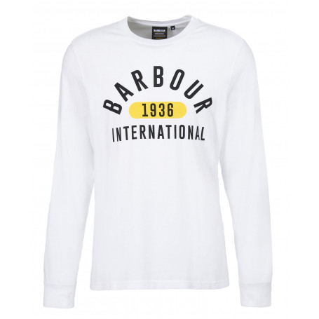 Minard Barbour International T-shirt met lange mouwen