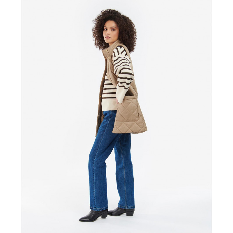Gilet matelassé long Cosmia femme Barbour