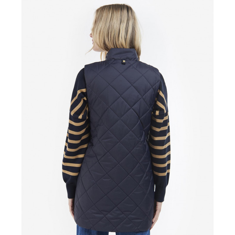 Gilet matelassé long Cosmia femme Barbour