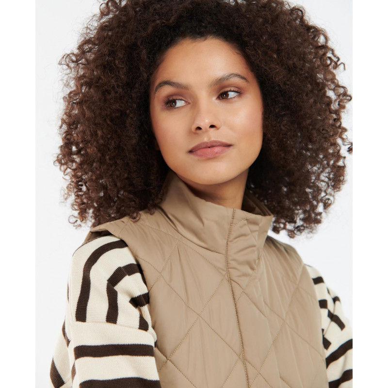 Gilet matelassé long Cosmia femme Barbour