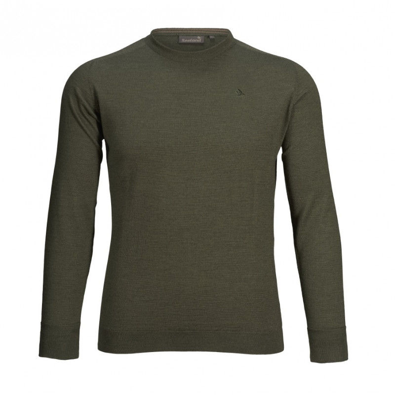 Pull Woodcock col rond Seeland