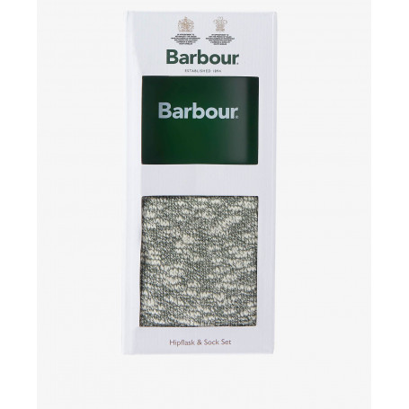 Coffret Flasque et Chaussettes Barbour
