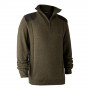 Pull col zippé en laine Sheffield Deerhunter