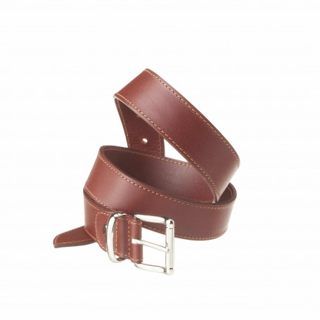 Ceinture en 100% cuir rouge - Un grand marché