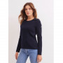 Pull marin Alidade femme Marine Nationale X Saint James