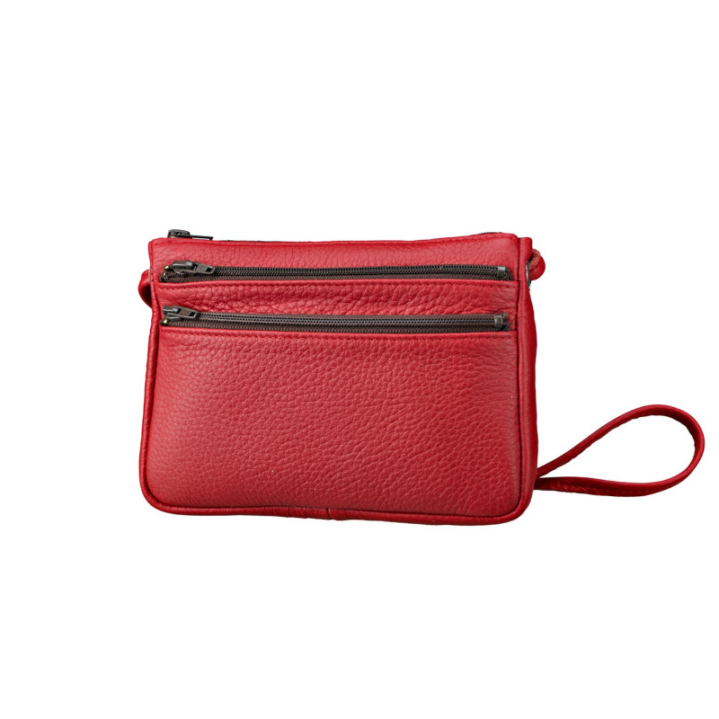 Leren clutch tas met schouderriem Alexandre Mareuil