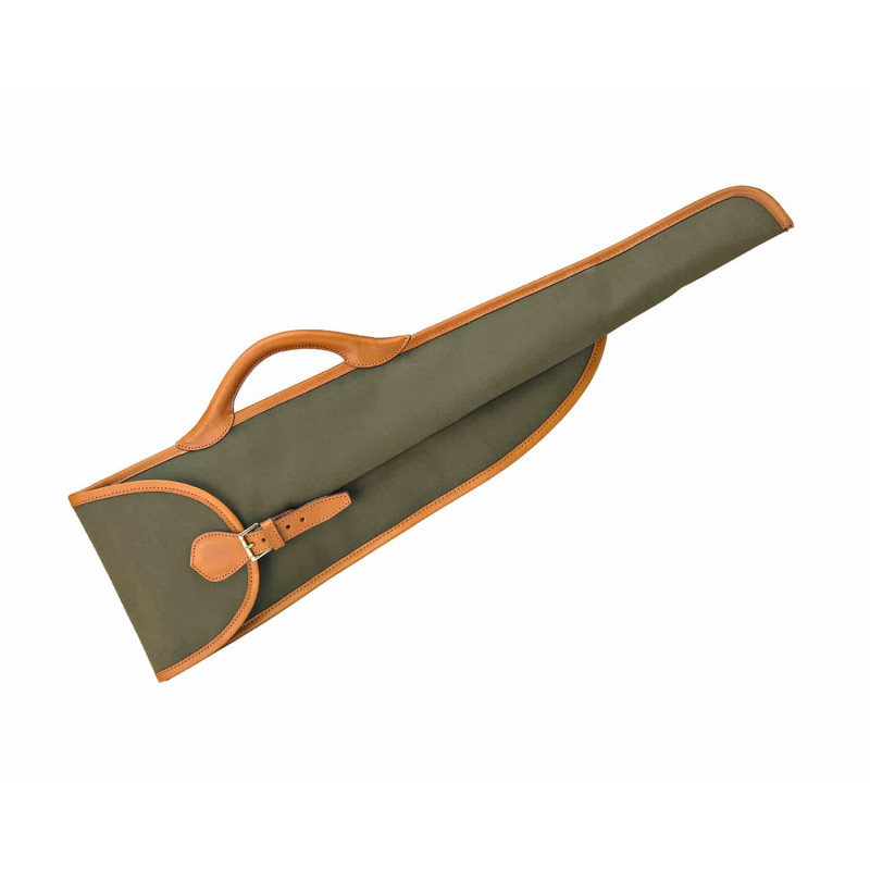 Fourreau pour fusil démonté en toile et cuir Alexandre Mareuil