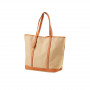 Sac Cabas en cuir et toile Alexandre Mareuil