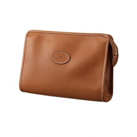 Trousse de toilette en cuir Alexandre Mareuil