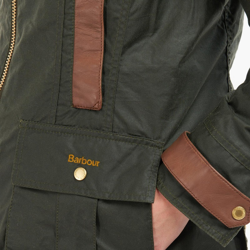 Veste huilée Beadnell Premium femme Barbour