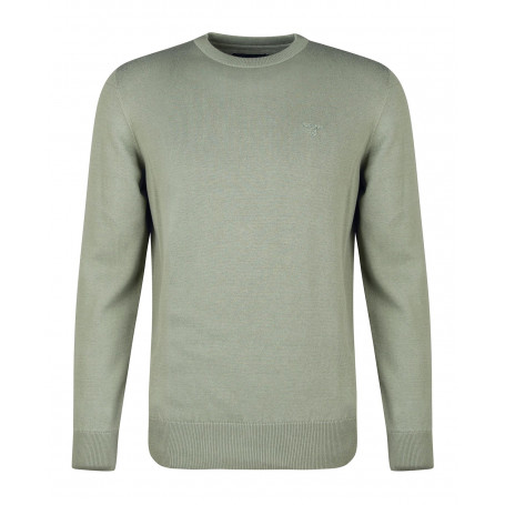 Pull Pima col rond Barbour