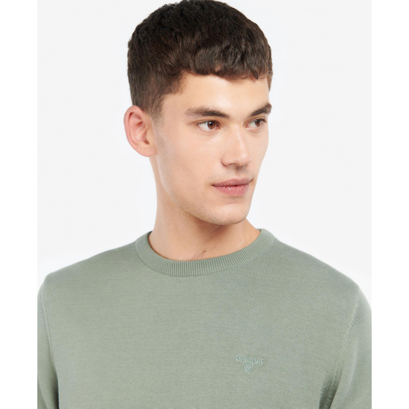 Pull Pima col rond Barbour
