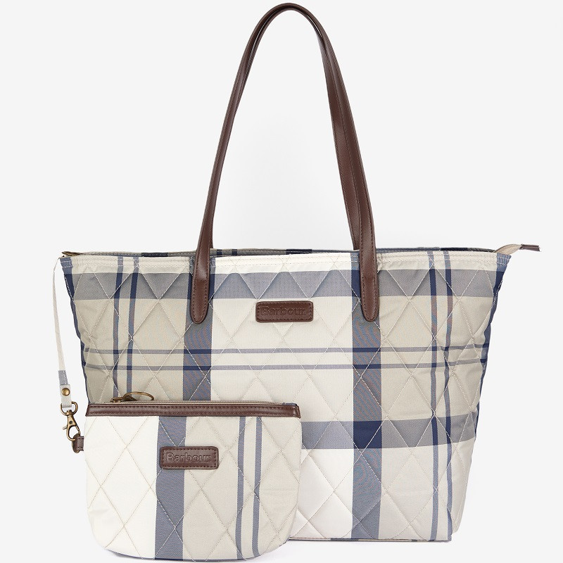 Sac matelassé Wetherham tartan Barbour