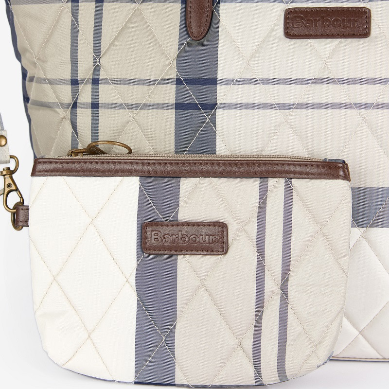 Sac matelasse Wetherham tartan Barbour