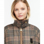 Veste huilée en tartan Eddleston femme Barbour