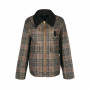 Veste huilée en tartan Eddleston femme Barbour