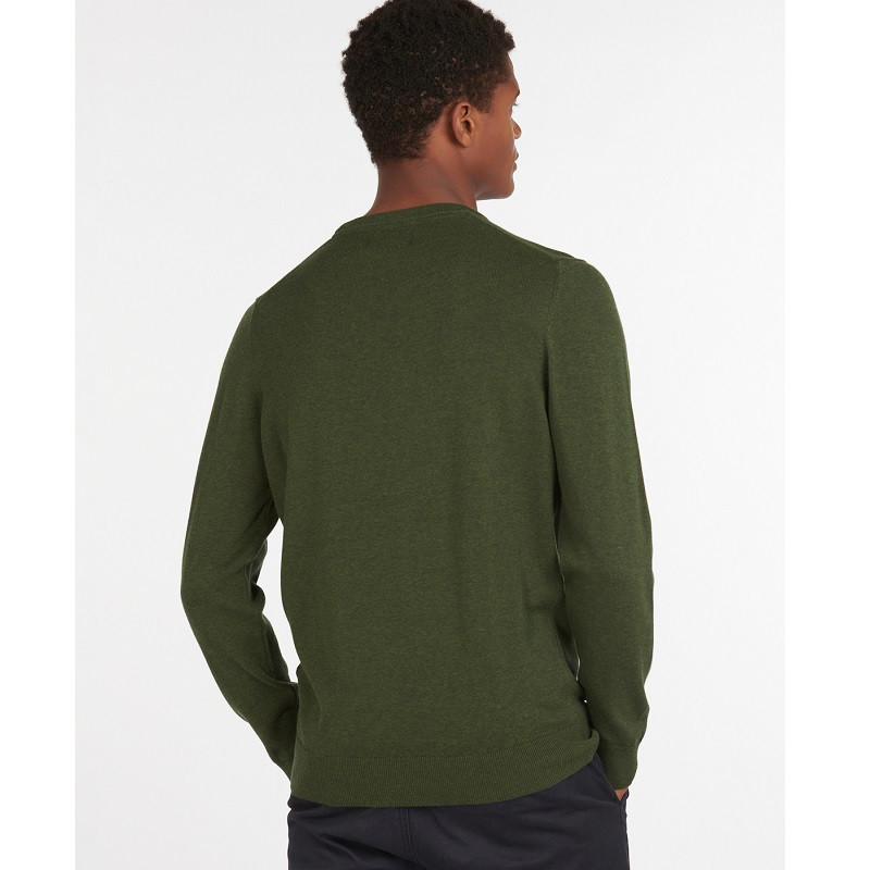 Pull Pima col rond Barbour