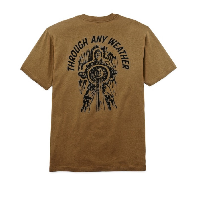 T-shirt Pioneer Grafisch Kapitein Filson