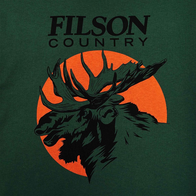 T-shirt Pioneer Graphic Moose Filson