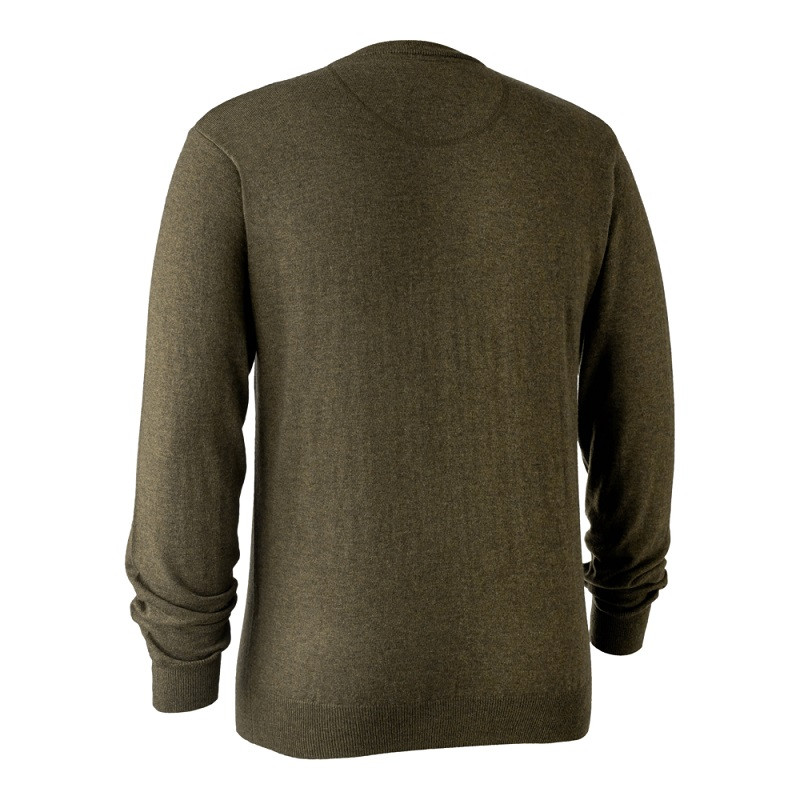 Pull en tricot col V Kingston Deerhunter
